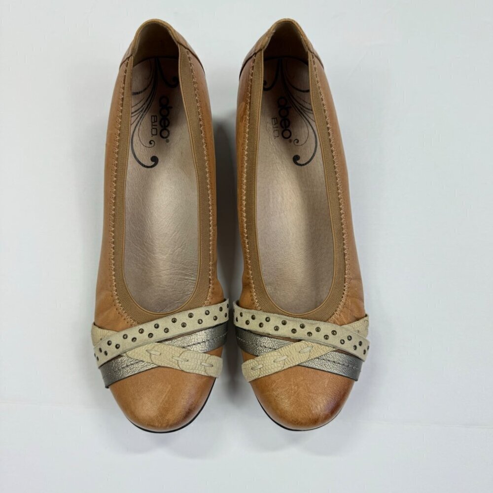 Abeo B.I.O Women’s Shoes Nellie Orthopedic Slip Ons Tan Size 7N Comfort - Picture 3 of 10